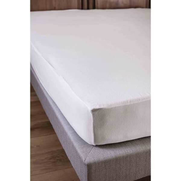TOISON D'OR - Sängskydd - Spikummin - 100% bomull - 140x190 cm - Vit