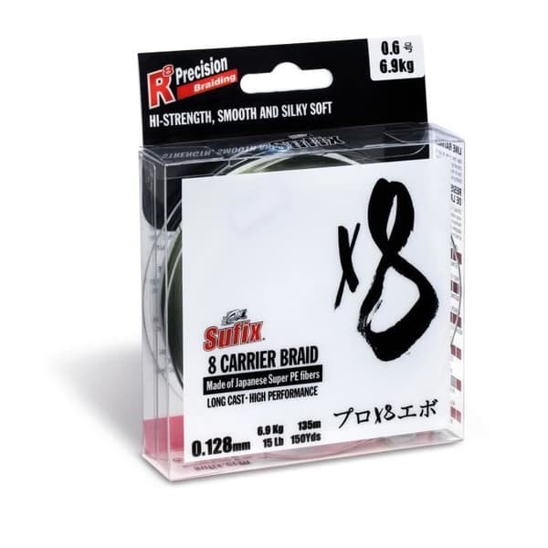 Braid Sufix X8 – 450m - multi - 0,285 mm