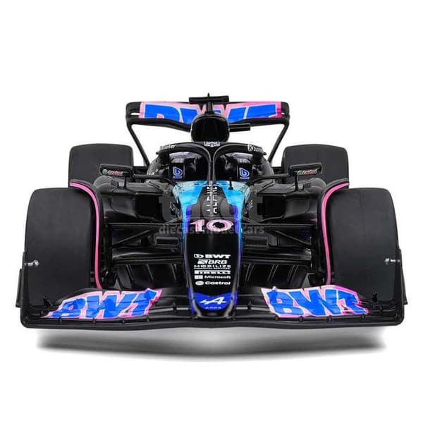 Bil - SOLIDO - Alpine A524 E.Ocon Presentation 2024 - Blå - Skala 1:18 - Miniatyr