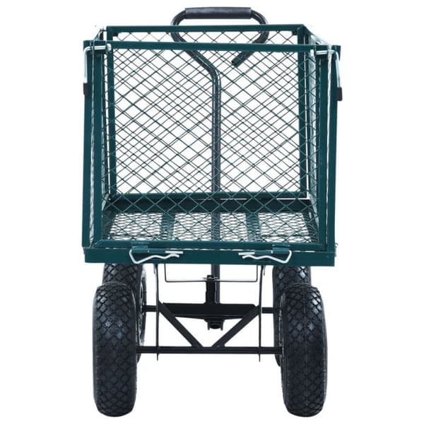 Grön trädgårdsvagn 350 kg