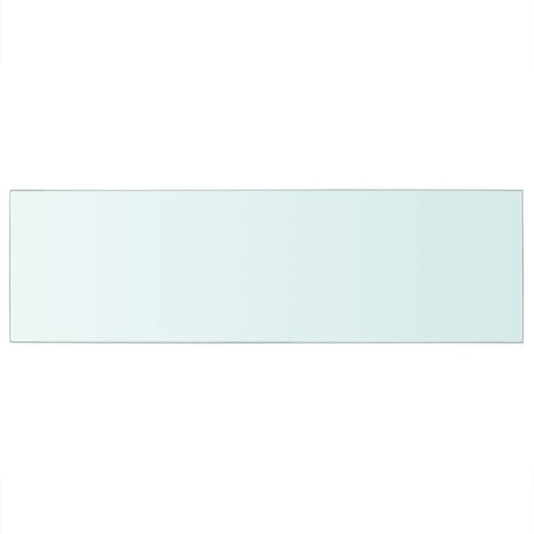 vidaXL Hyllpanel Klarglas 80 x 25 cm