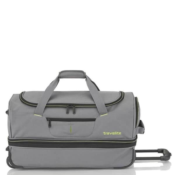 Resväska - Travelite - Basics Rullväska 55 - Utökningsbar - Marin / Orange - Polyester