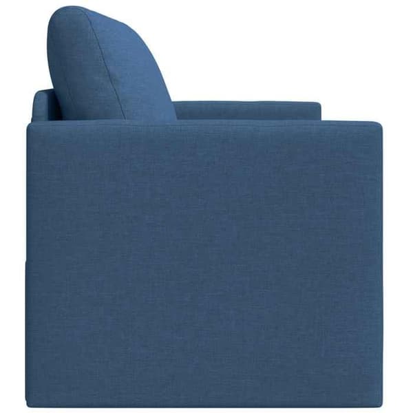 vidaXL Soffa-säng 110cm Blå tyg 4106698