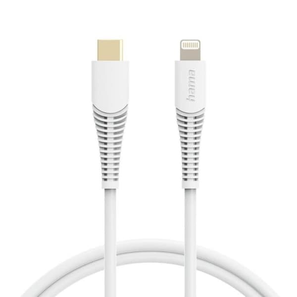 USB-C-kabel - Apple - Lightning 1,5m - Snabbladdning - Dataöverföring 480 Mbit/s - Vit