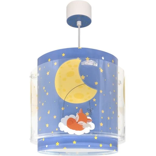 Dalber hänglampa barn Moon Dreams – Måne, blå