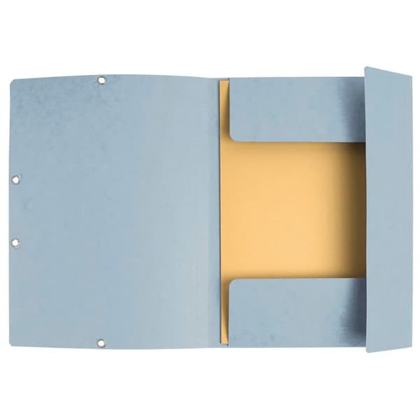 Skjortmappar med 3 elastiska flikar - EXACOMPTA - 55531E (Pack 25) - Glansigt kort 400 g/m² - A4 - Grå turturduva