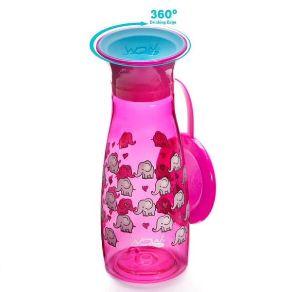 Barnflaska 360° Antivisning och Ergonomisk 350 ml