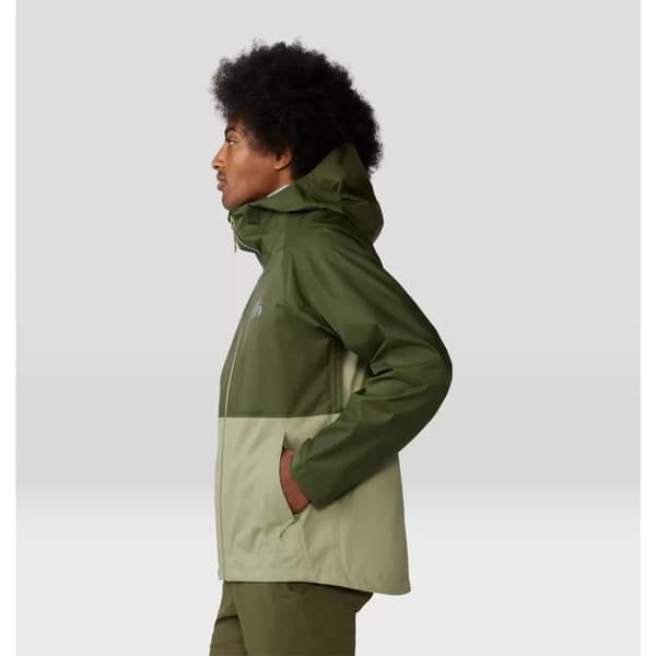 Vattentät jacka Mountain Hardwear Threshold™ - mantisgrön/överskott grön
