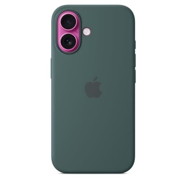 APPLE iPhone 16 - Silikonfodral med MagSafe - Sjögrön