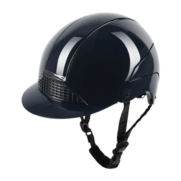 Ridhjälm dam Swing H24 Glansig - blå glänsande - Blå - 59/61 cm