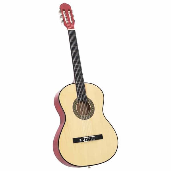 vidaXL klassisk gitarr för nybörjare 4/4 39" basträ