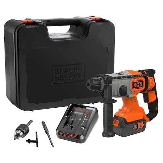 BLACK+DECKER BCD900M1K 18V - 4Ah Li-ion sladdlös SDS-plus borrhammare