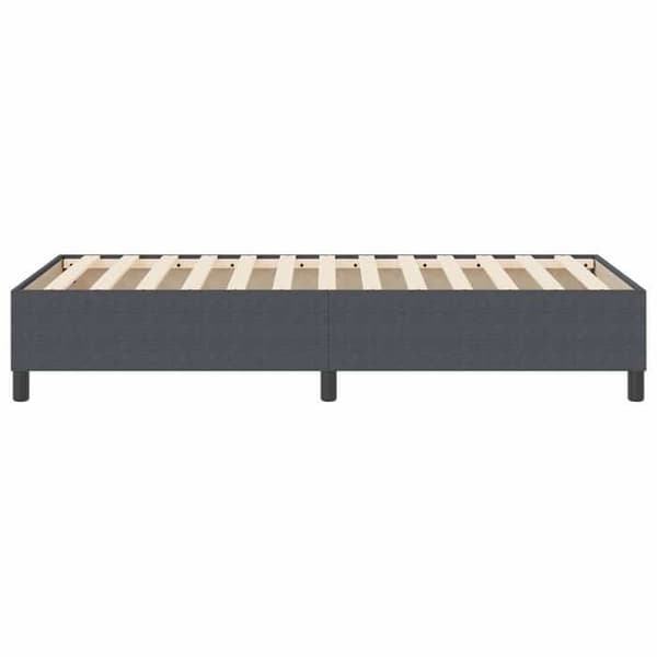 vidaXL Plattformssängram Mörkgrå 80 x 200 cm 3337378