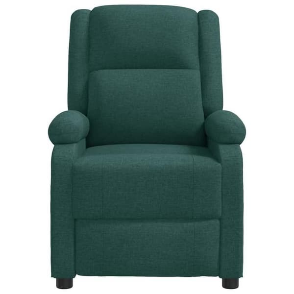 Möbel med lutande rygg - vidaXL - Mörkgrön - 100% polyester - Modern design - 1 plats