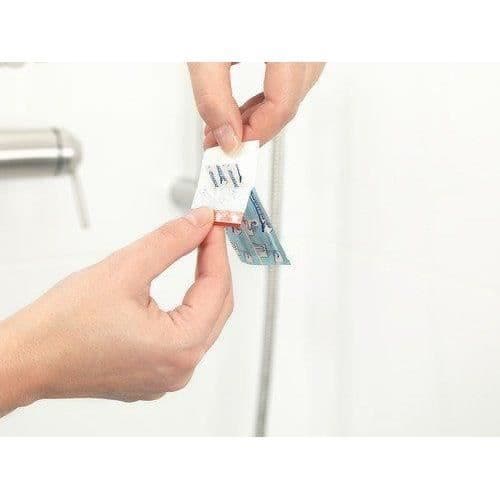 TESA specialkrok för badrum - Dubbelkrok + 2 vattentäta Powerstrips