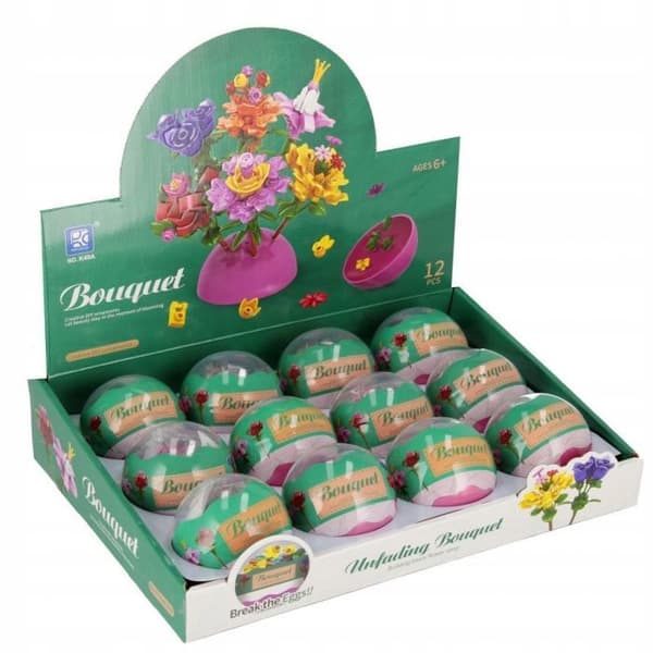 Kub EviL Mega Kreativa BYGGSTEN BLOMMA 6CM 20-29 bit MC MIX6 12/288