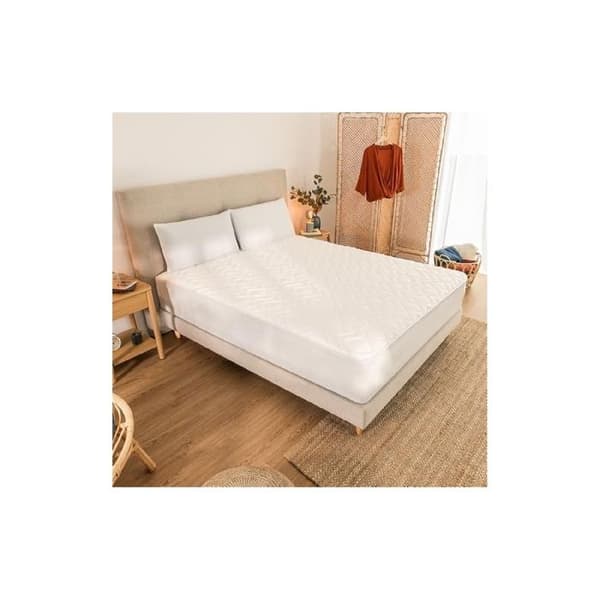 Madrasskydd - CECOTEC - Flow Prot Mat2000 - 100% Bomull - 200x135 cm - Anpassningsbar 33 cm