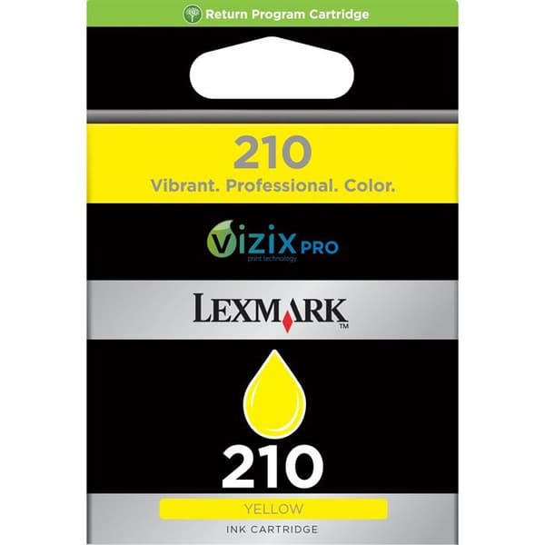 Lexmark 210 gul bläckpatron