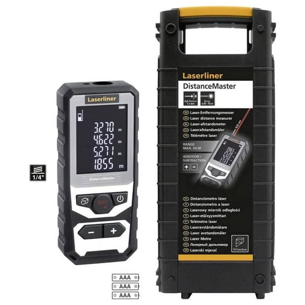 Laserliner DistanceMaster Laseravståndsmätare väska 50 m