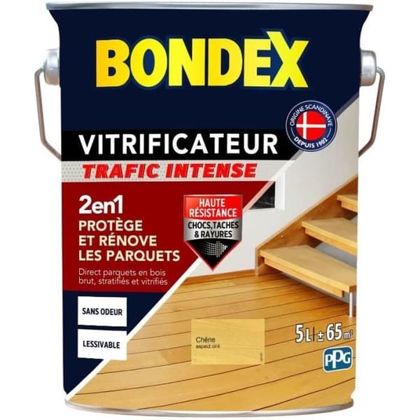BONDEX - VITRIFIER FÖR INTENSIV TRAFIK - EK VAX - SATIN - 5L