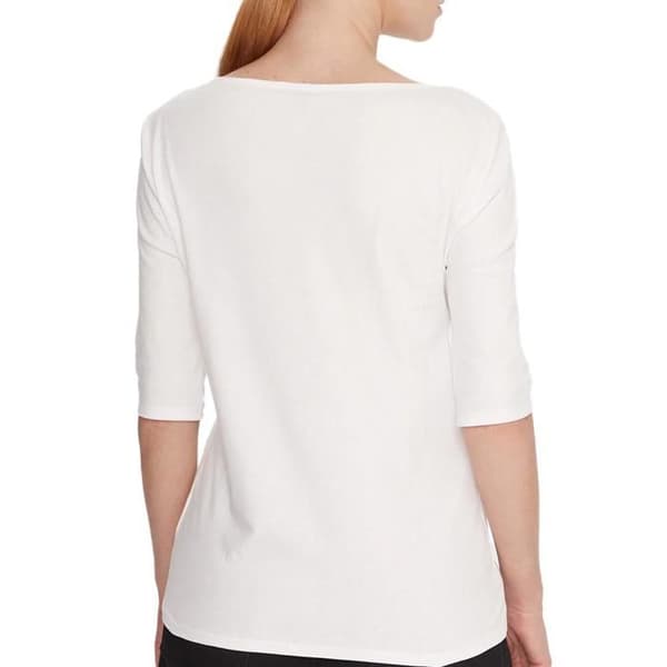 T-shirt Vit Dam Calvin Klein Jeans Half Supima Båt
