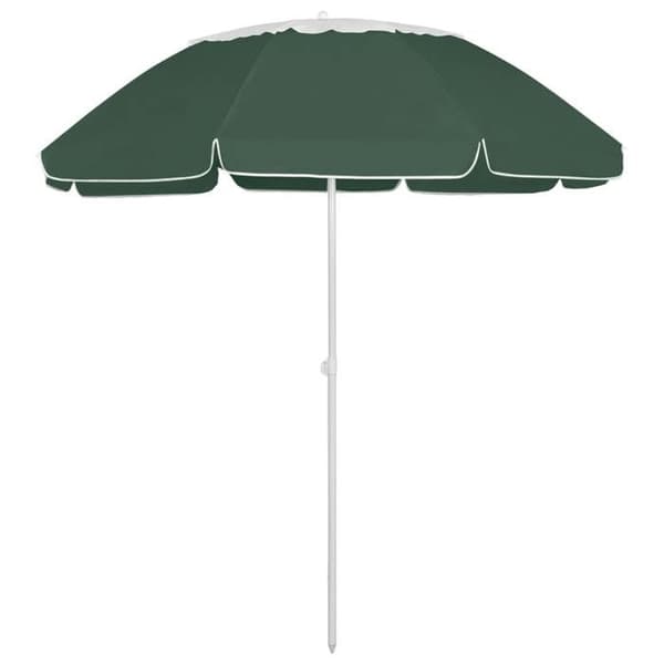 vidaXL Strandparasol grön 300 cm 314717