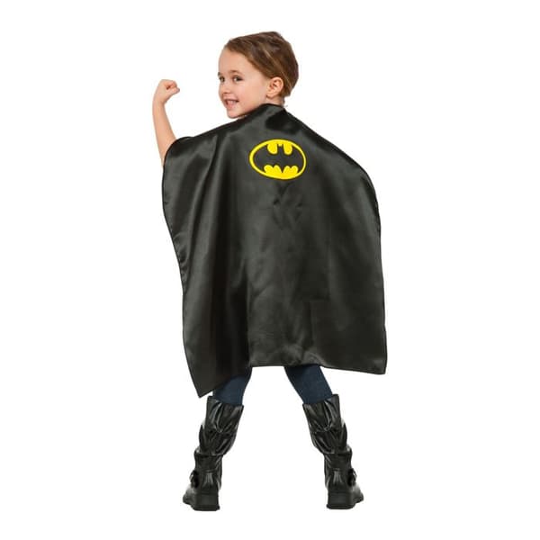 CAPE BATMAN BARN Svart