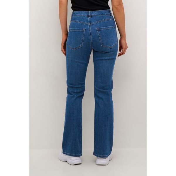 Jeans med utsvängd ben kvinna KAFFE Sinem