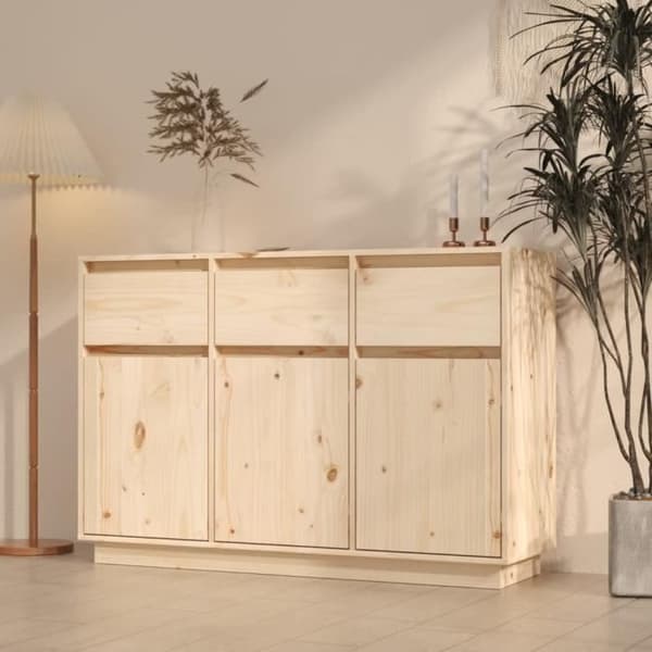 Skänk 110X34X75 Cm Massiv furu