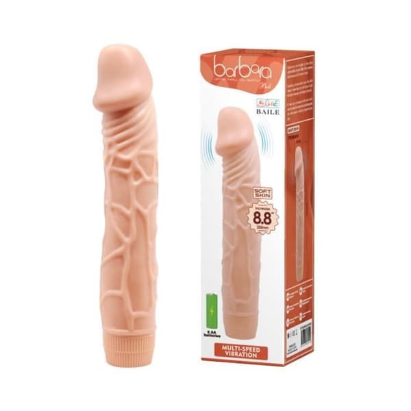 Bob Realistic Vibrator - 22 cm - unisex / vuxen Beige