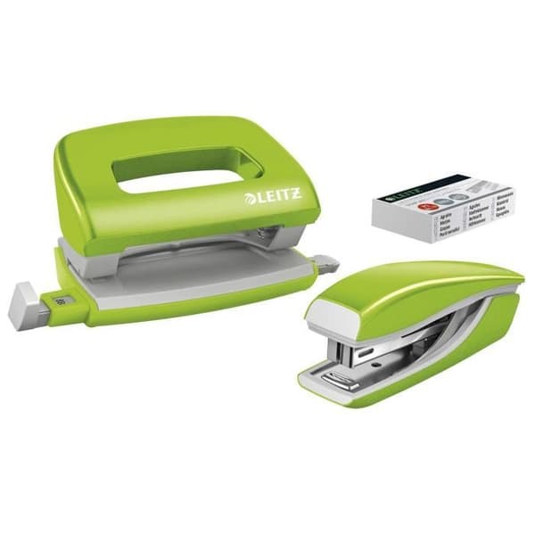 LEITZ SET MED MINI-HÄFTNING & MINI-HÄFTNING, HÄFTNING ELLER STANSNING