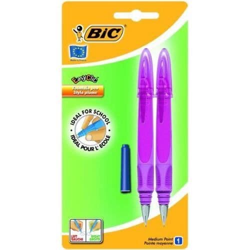 BiC EasyClic reservoarpenna blandade färger 2-pack (UK Import)
