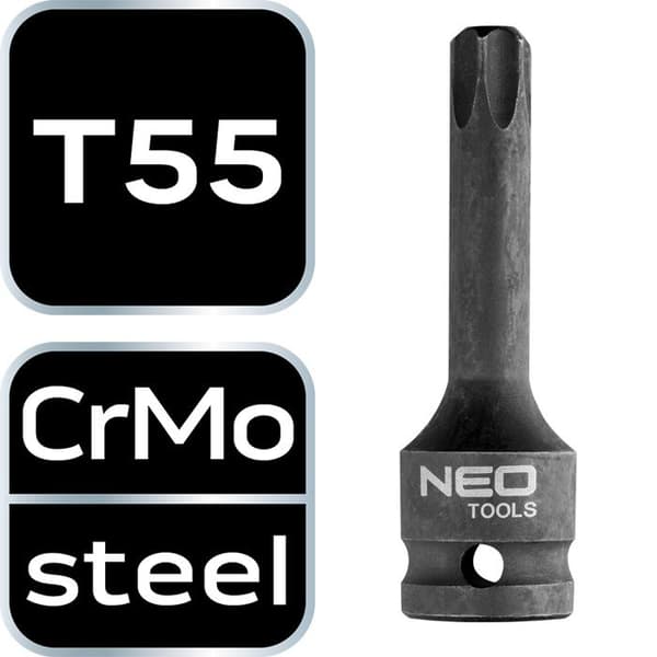 Slagnyckel - NEO - T55 - Krom-molybdenstål - Hexagonal - Säljs styckvis