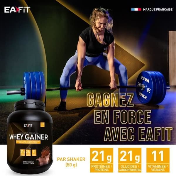 Eafit whey gainer choklad 750g