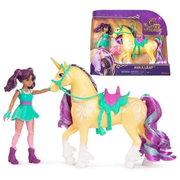 SPIN MASTER UNIHORN BOX AND LEAF AND AVA DOLL Unicorn Academy