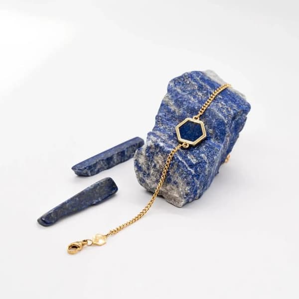 Armband Hexalia i lapis lazuli