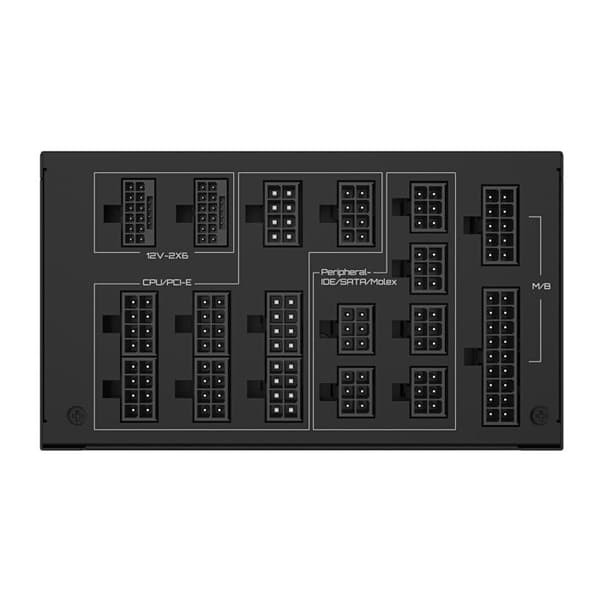 Intern strömförsörjning - Gigabyte - GP-UD1600PM PG5 - 1600W - 80 Plus-certifierad - Modulerbar