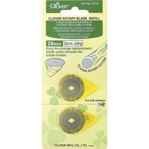 Clover Lame Cutter Circulaire 28mm Pack Om 2 - CL7514