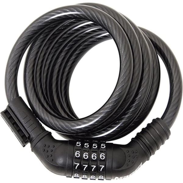 Cykellås kabel - Massi Boa - svart - TU