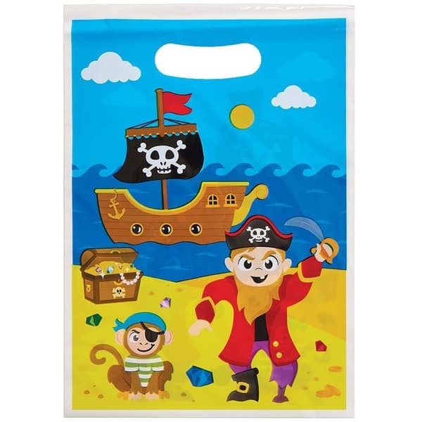 Piratskattväskor - BAKER ROSS - FX643 - Paket med 10 - Dimensioner 23x16,5 cm - För barn