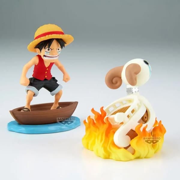 Figur - BANDAI - WCF Log Stories - One Piece - Monkey D. Luffy - Going Merry