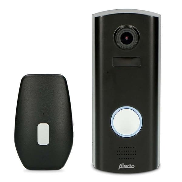 Alecto DVC600IP - Ringklocka med kamera Wi-Fi - Svart