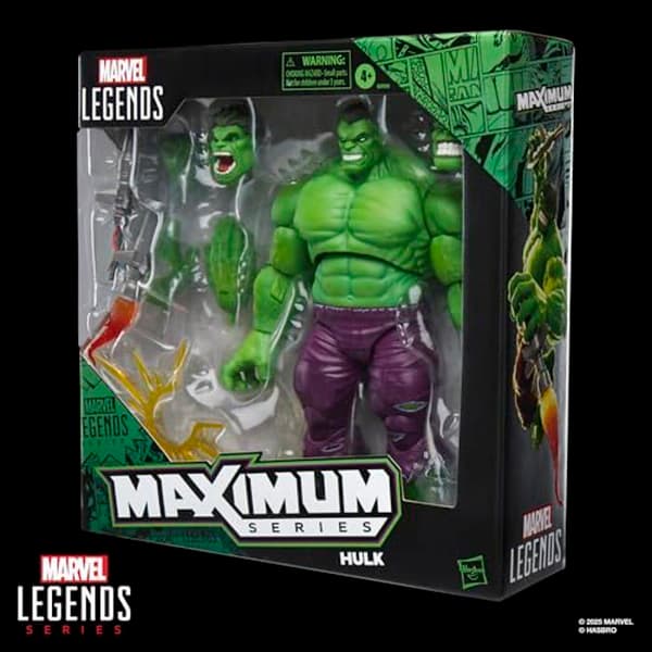 Actionfigur - Marvel - Maximum Series - Hulk - Grön - Premiumledningar