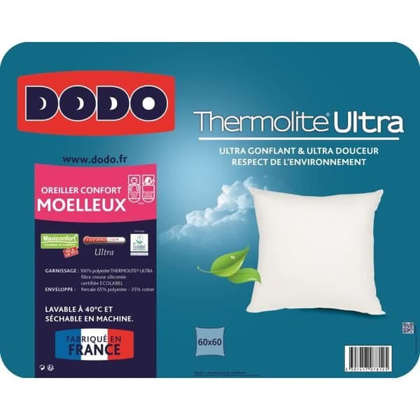 DODO MAXICONFORT ULTRA kudde 60x60cm