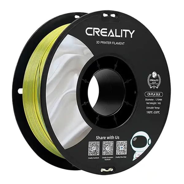 Filament 3D - CREALITY - CR-Silk PLA - Gul-Blå - 1,75 mm - 1 kg