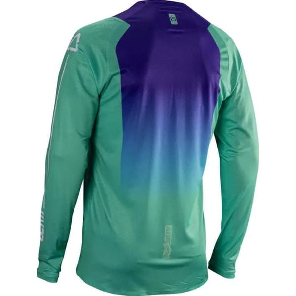Långärmad motocrosströja Leatt 4.5 Lite - turkos/lila/vit