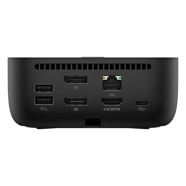 HP USB-C 100W G6 Dock Med USB 3.2 Gen 2 (3.1 Gen 2) Typ-C Svart