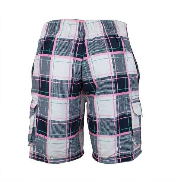 Badshorts pojke - SRK - ECLIF - Rosa - 100% polyester - Elastisk midja med snören