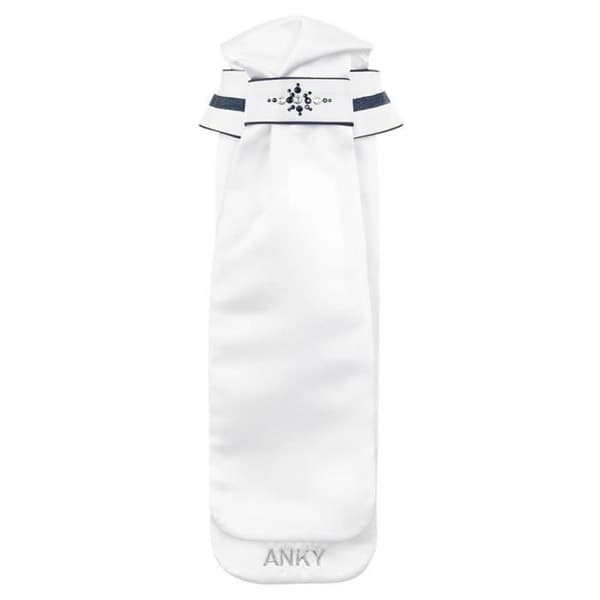 Slips - ANKY - Stone-Deluxe - Vit-Blå - Polyester satin - Unisex
