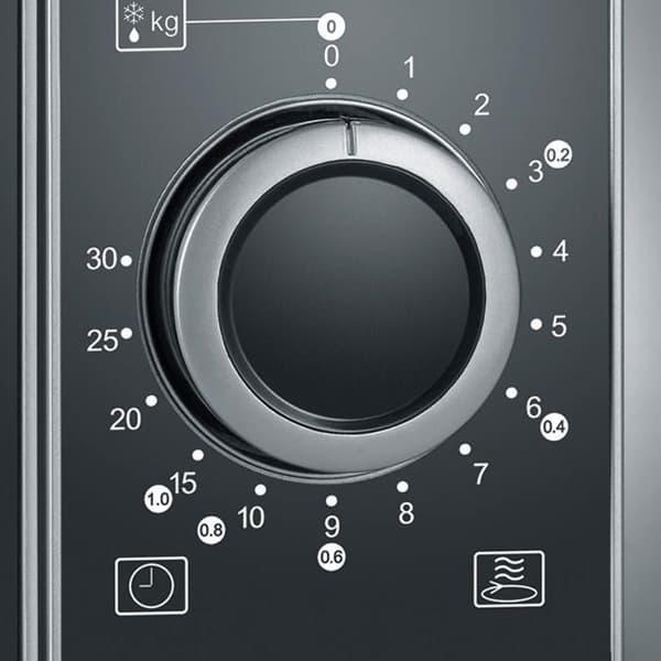 Severin MW 7771 Mikrovågsugn svart, silver 700 W grillfunktion, timerfunktion